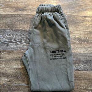 Grey Saints SLC Sweatpants size Small